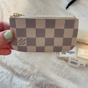 Louis Vuitton Key Cles in Damier Azur